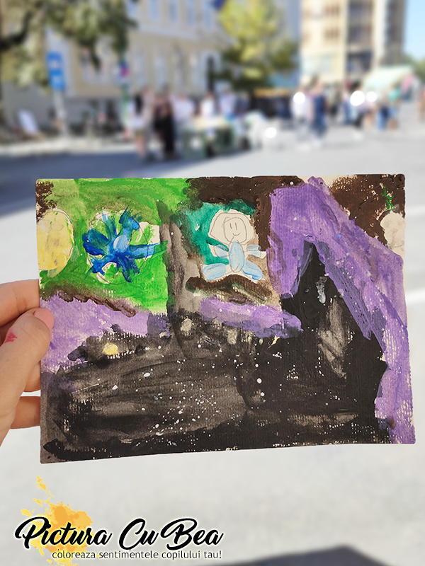 Pictura copii in stradă@PicturaCuBea