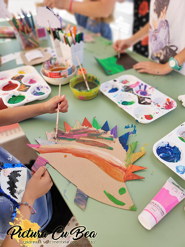 Pictura copii in stradă @PicturaCuBea