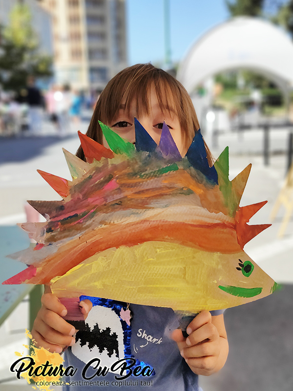 Pictura copii in stradă@PicturaCuBea